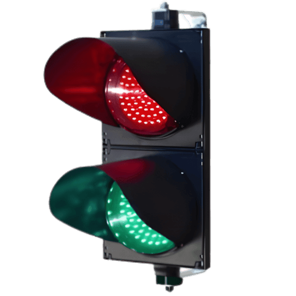 Two-color LED light ø 200mm Red - green