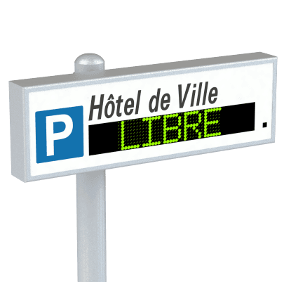 Panneau de signalisation LIBRE/COMPLET