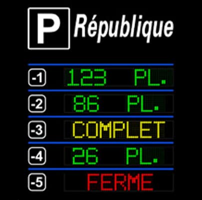 Panneau LED Multilignes
